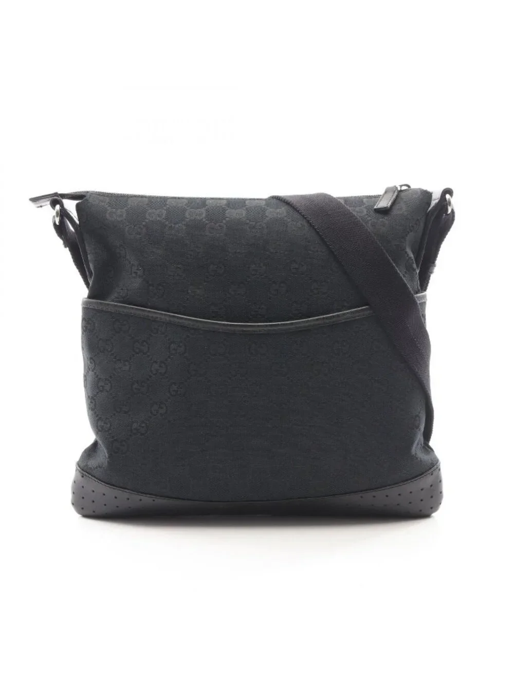 Gucci Shoulder Bag GG Canvas Black